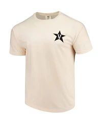 Men's Cream Vanderbilt Commodores Baseball Flag Comfort Colors T-shirt