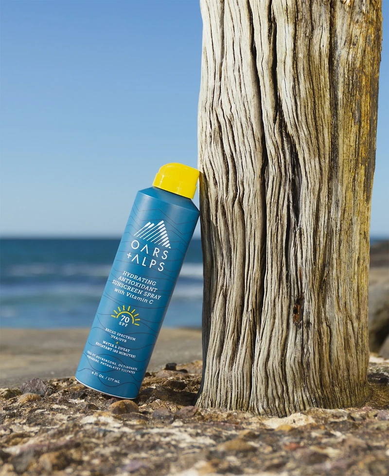 Oars + Alps Hydrating Antioxidant Sunscreen Spray Spf 70, 6 oz.