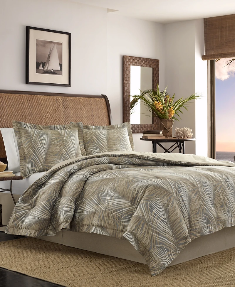 Tommy Bahama Home Raffia Palms Reversible Comforter Set
