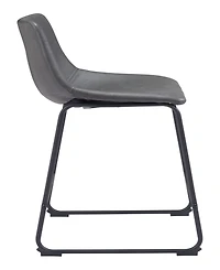 Zuo 35" each, Set of 2 Steel, Polyurethane Smart Counter Chair