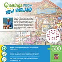 Masterpieces Greetings From New England - 500 Piece Jigsaw Puzzle