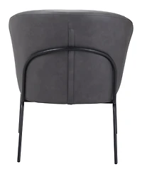 Zuo 30" Steel, Polyester Quinten Boho Chic Accent Chair