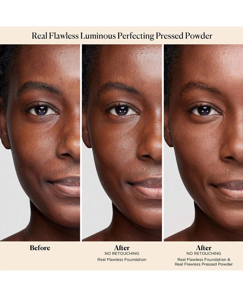 Laura Mercier Real Flawless Luminous Perfecting Talc-Free Pressed Powder "