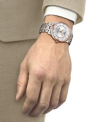 Tissot Unisex Swiss Automatic Chemin des Tourelles Powermatic 80 Two-Tone Stainless Steel Bracelet Watch 39mm