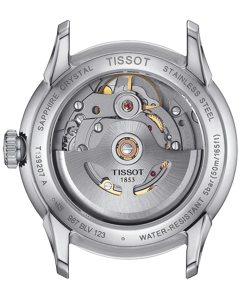 Tissot Women's Swiss Automatic Chemin des Tourelles Powermatic 80 Stainless Steel Bracelet Watch 34mm