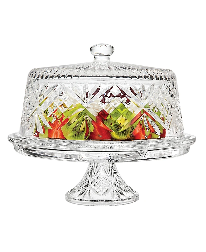 Dublin 4 in 1 Cake Plate, Punch bowl, Dip Server