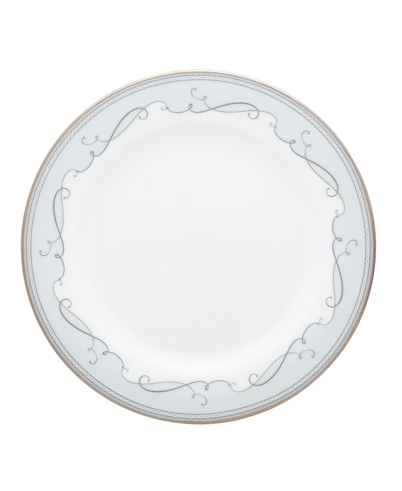 Noritake Satin Flourish 4 Piece Salad Plate Set, Service for 4