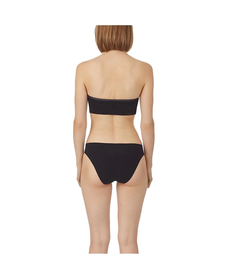 On Gossamer Women's Cabana Cotton Seamless Strapless Bandeau G5312