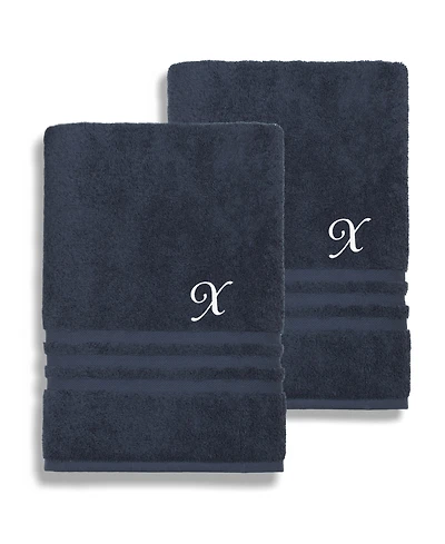 Linum Home Turkish Cotton Personalized Denzi Bath Sheet Set