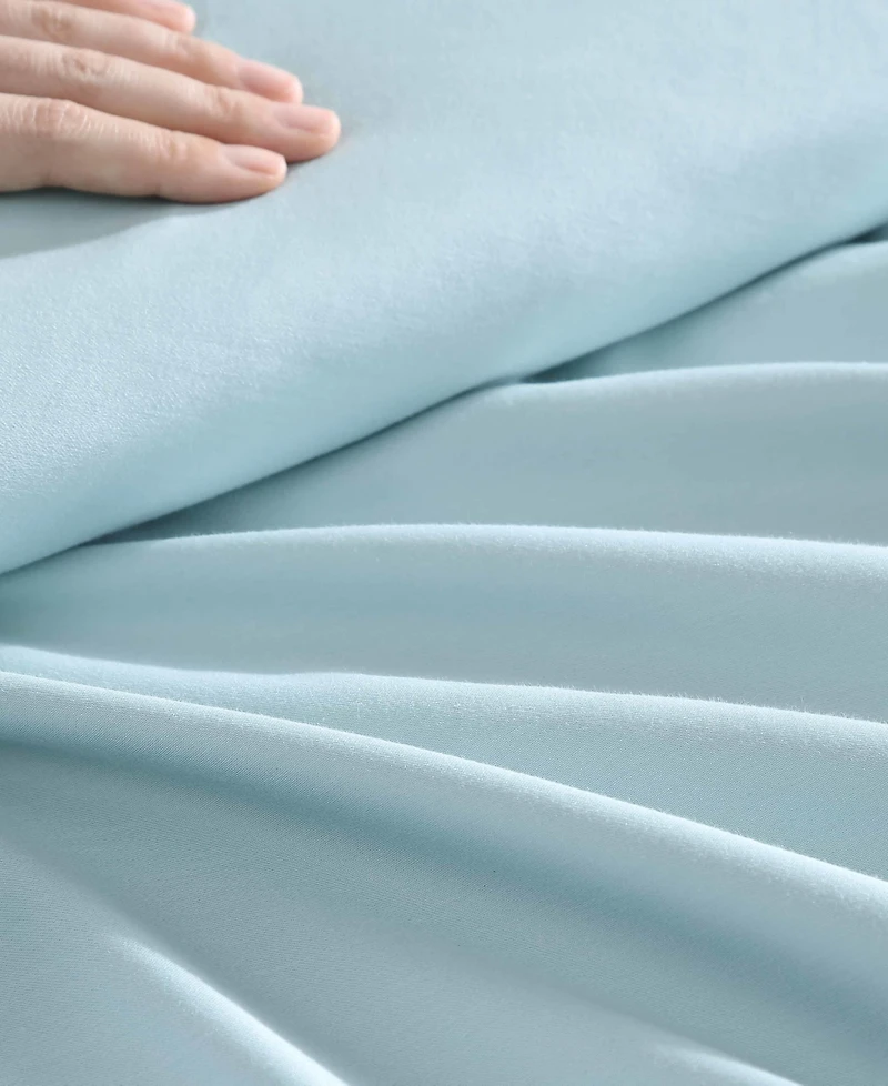 Closeout! Tommy Bahama Home Solid 1000-Thread Count Cotton Blend Sateen 6 Piece Sheet Set