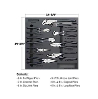 Powerbuilt 8 Piece Pro Tech Pliers Set