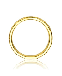 Ra 14K Gold Plated Modern Band Ring