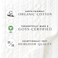 Hope & Henry Women's Organic Cotton Short Sleeve Knit Tie Maxi Dress