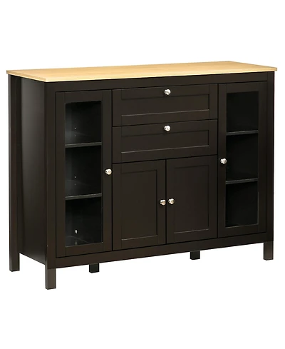 Homcom 47" Server Buffet Storage Sideboard Cupboard Cabinet Organizer,