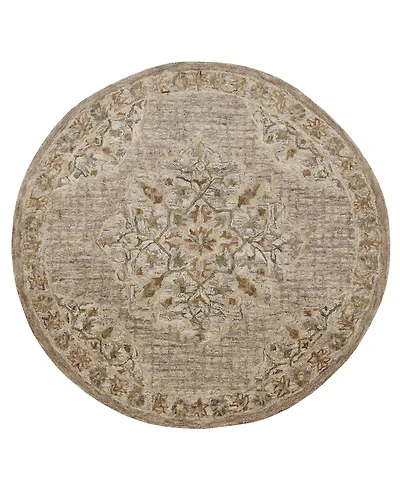 Lr Home Sweet Sinuo-120 4' x 4' Round Area Rug