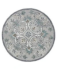 Lr Home Sweet Sinuo-152 4' x 4' Round Area Rug