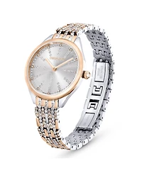 Swarovski Women's Quartz Attract Mixed Metal Watch, Swiss Made 30mm