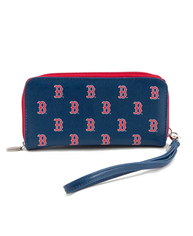 Women's Boston Red Sox Zip-Around Wristlet Wallet