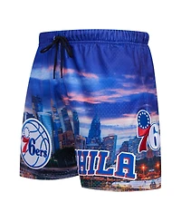 Men's Pro Standard Philadelphia 76ers Cityscape Shorts