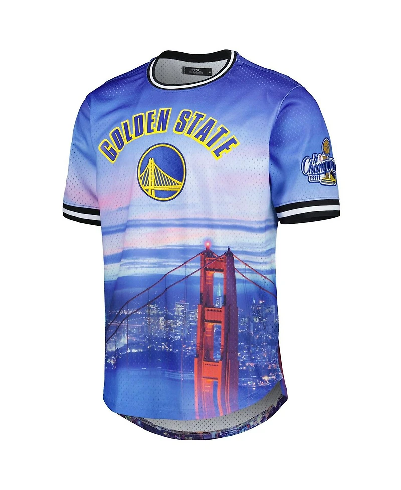 Men's Pro Standard Golden State Warriors Cityscape Stacked Logo T-shirt