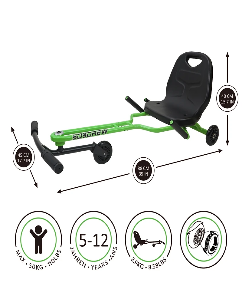 509 Landshark Green Ride-on
