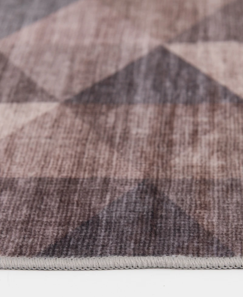 Mink Home Velvet Touch Washable Mar-001 5' x 7' Area Rug