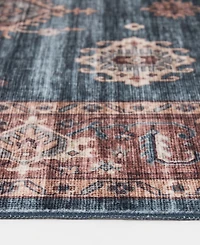 Mink Home Velvet Touch Washable Raq-001 5' x 7' Area Rug