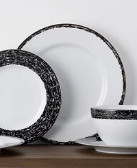 Noritake Rill Set of 4 Dinner Plates, Service for