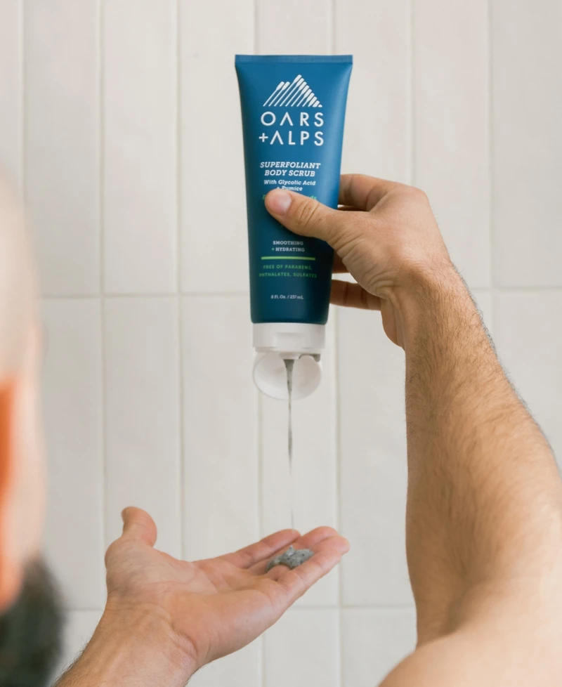 Oars + Alps Superfoliant Body Scrub, 8 oz.