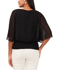 Sam & Jess Women's Smocked-Waist Top