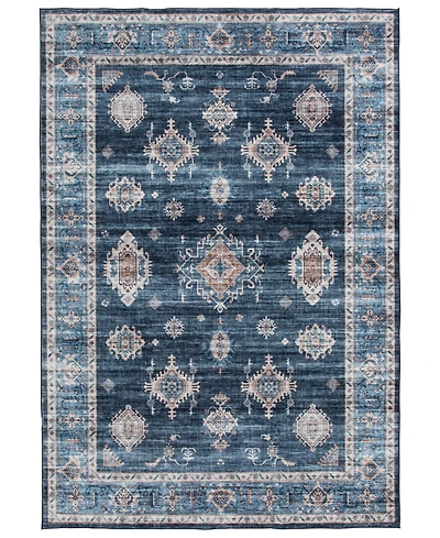 Mink Home Velvet Touch Washable Raq-001 7'6" x 9'6" Area Rug