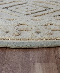 Closeout! Lr Home Sweet SINUO54115 6' x 6' Round Area Rug