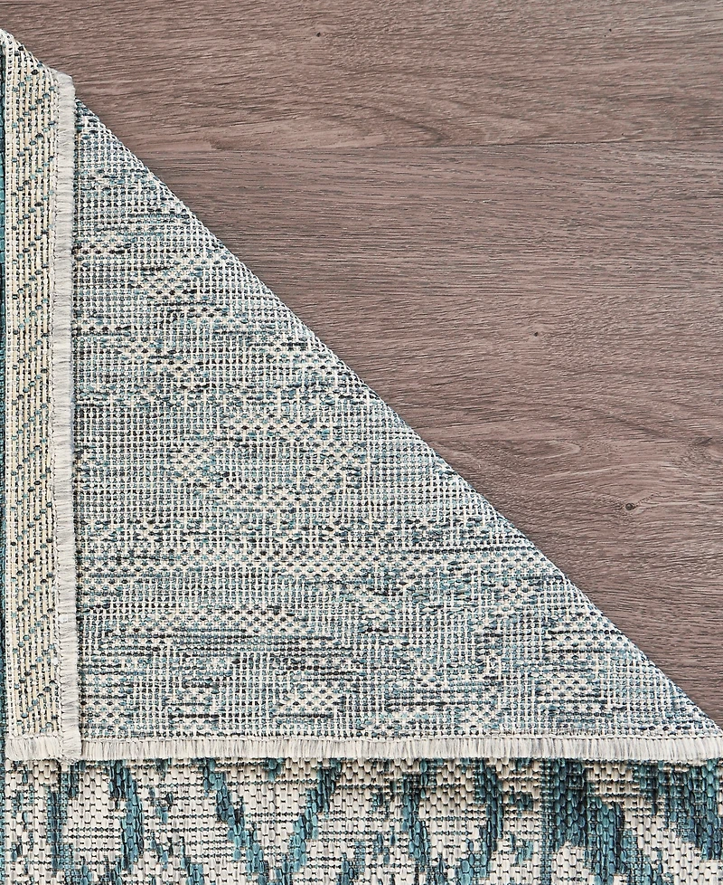 Closeout! Lr Home Sunny SUNSH81242 5' x 8' Outdoor Area Rug