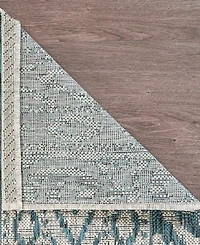 Closeout! Lr Home Sunny SUNSH81242 5' x 8' Outdoor Area Rug