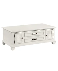 Steve Silver Charlestown 48" Wide Wooden Farmhouse Lift Top Coffee Table