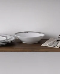 Noritake Laurelvale 4 Piece Soup Bowl Set, Service for 4