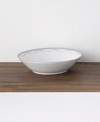 Noritake Satin Flourish 4 Piece Soup Bowl Set, Service for 4
