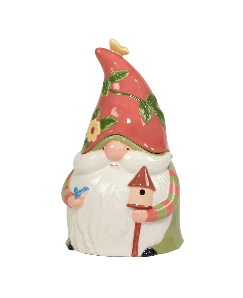 Certified International Garden Gnomes 3-d Cookie Jar