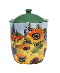Certified International Sunflower Bouquet Canister Set 3-Pc