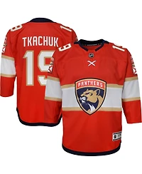 Big Boys and Girls Matthew Tkachuk Red Florida Panthers Home Replica Player Jersey