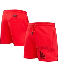 Men's Pro Standard Los Angeles Dodgers Triple Red Classic Shorts