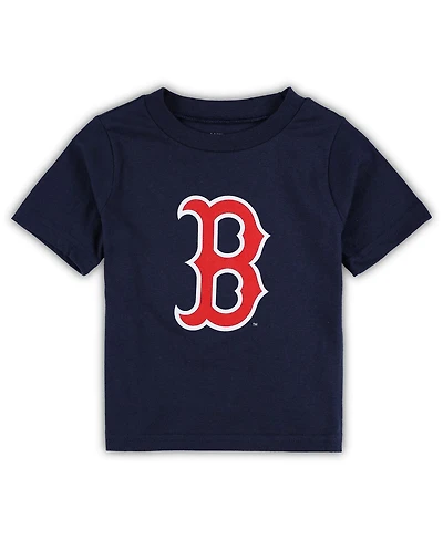 Infant Boys and Girls Navy Boston Red Sox Team Crew Primary Logo T-shirt