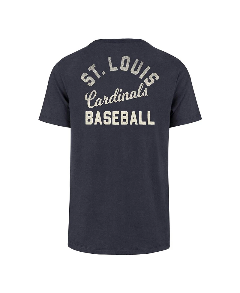 Men's '47 Brand Navy St. Louis Cardinals Turn Back Franklin T-shirt
