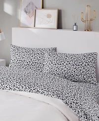 Intelligent Design Printed Microfiber 3 Piece Sheet Set, Twin