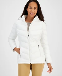 Charter Club Women's Packable Hooded Puffer Coat