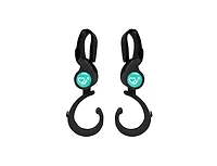 Joybi Toddler Stroller Hooks with Velcro Straps, Durable Universal Hooks for Diapers, Shopping Bags, Hanging Accessories