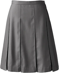 Lands' End Tall Box Pleat Skirt Top of Knee
