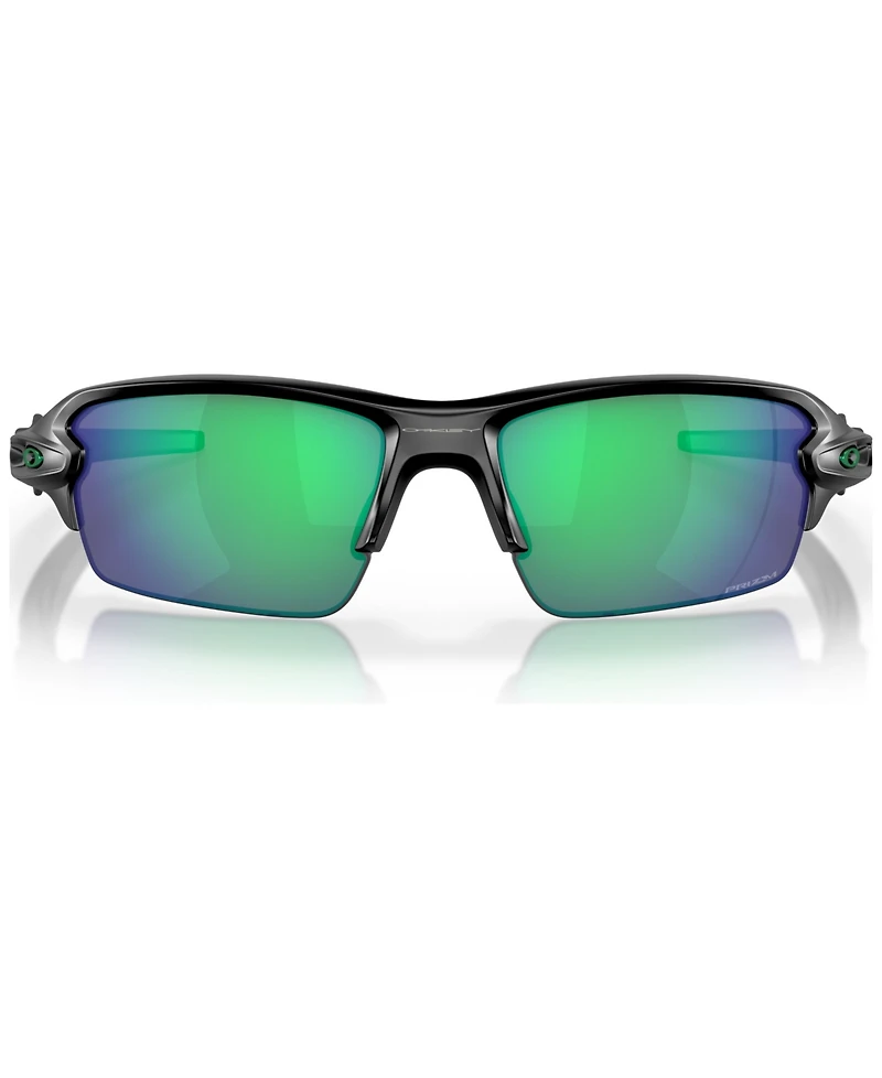 Oakley Men's Polarized Low Bridge Fit Sunglasses, OO9271 Flak 2.0 61