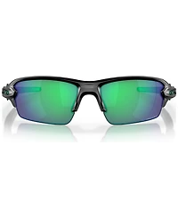 Oakley Men's Polarized Low Bridge Fit Sunglasses, OO9271 Flak 2.0 61