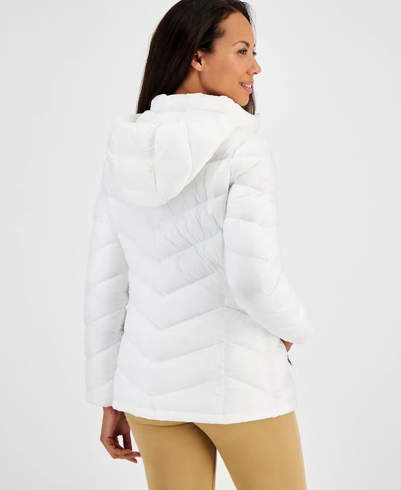 Charter Club Women's Packable Hooded Puffer Coat